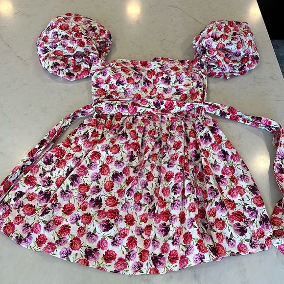 Zara Dresses & Skirts - ❤️Zara floral puffy sleeve dress❤️